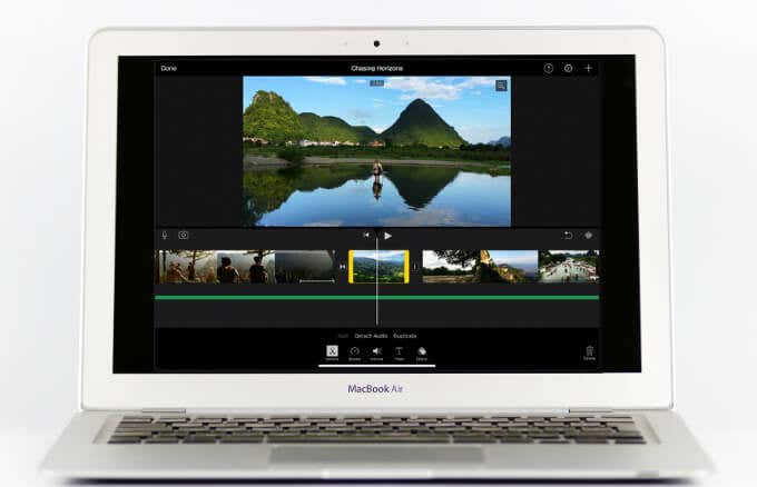 MacBook Air iMovie 