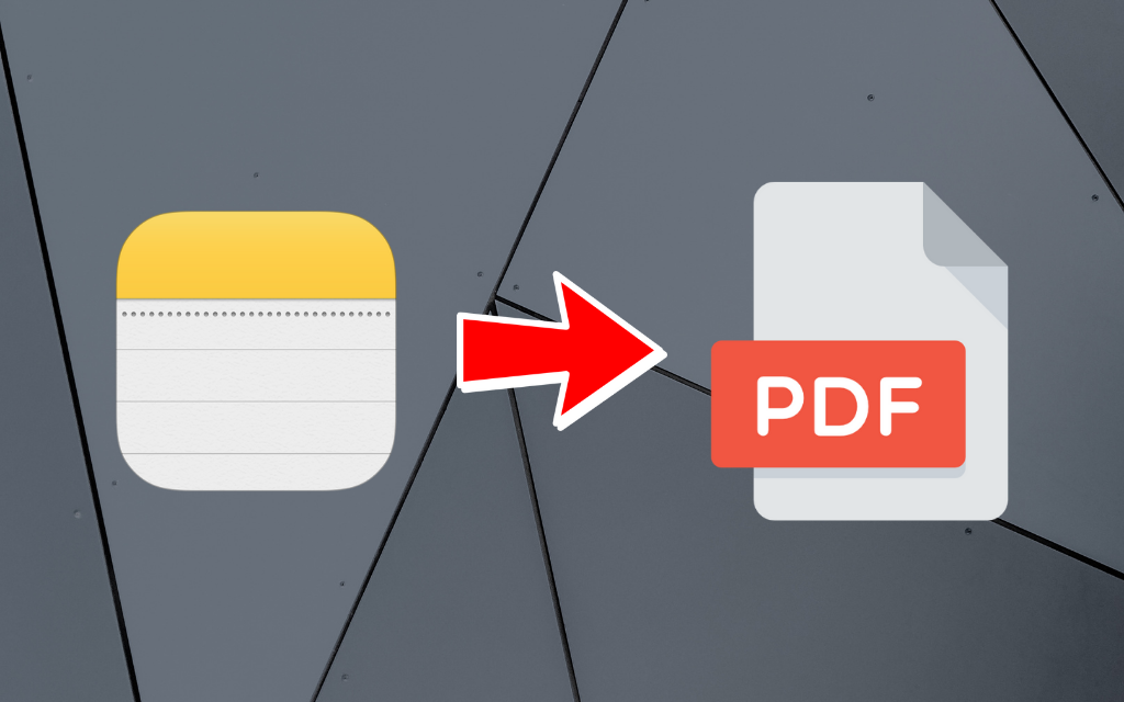 How to Convert Apple Notes to PDF Format