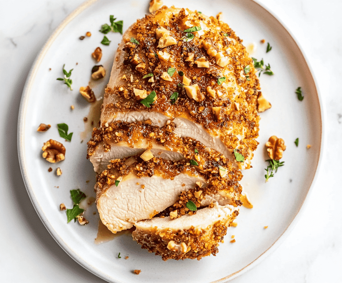 Walnut Crusted Chicken Breast