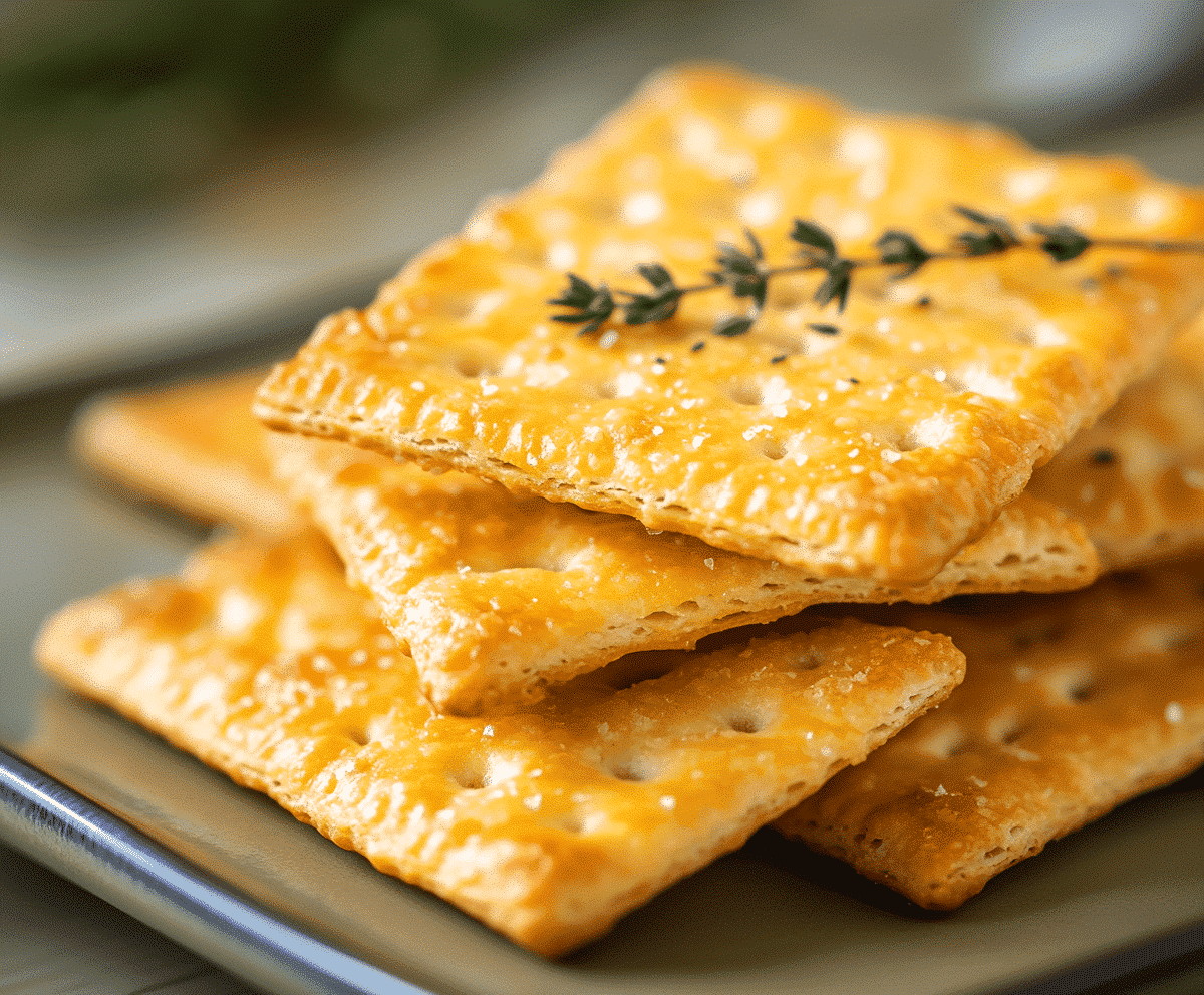 Make cheese crackers at home with real cheddar and no preservatives. Cheese crackers recipe for crunchy, cheesy snacks in minutes!