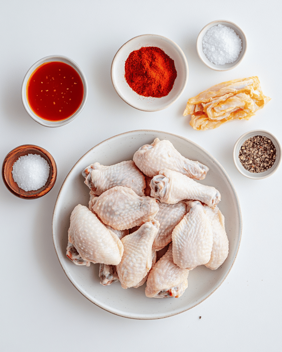 Baked Chicken Wings ingredients