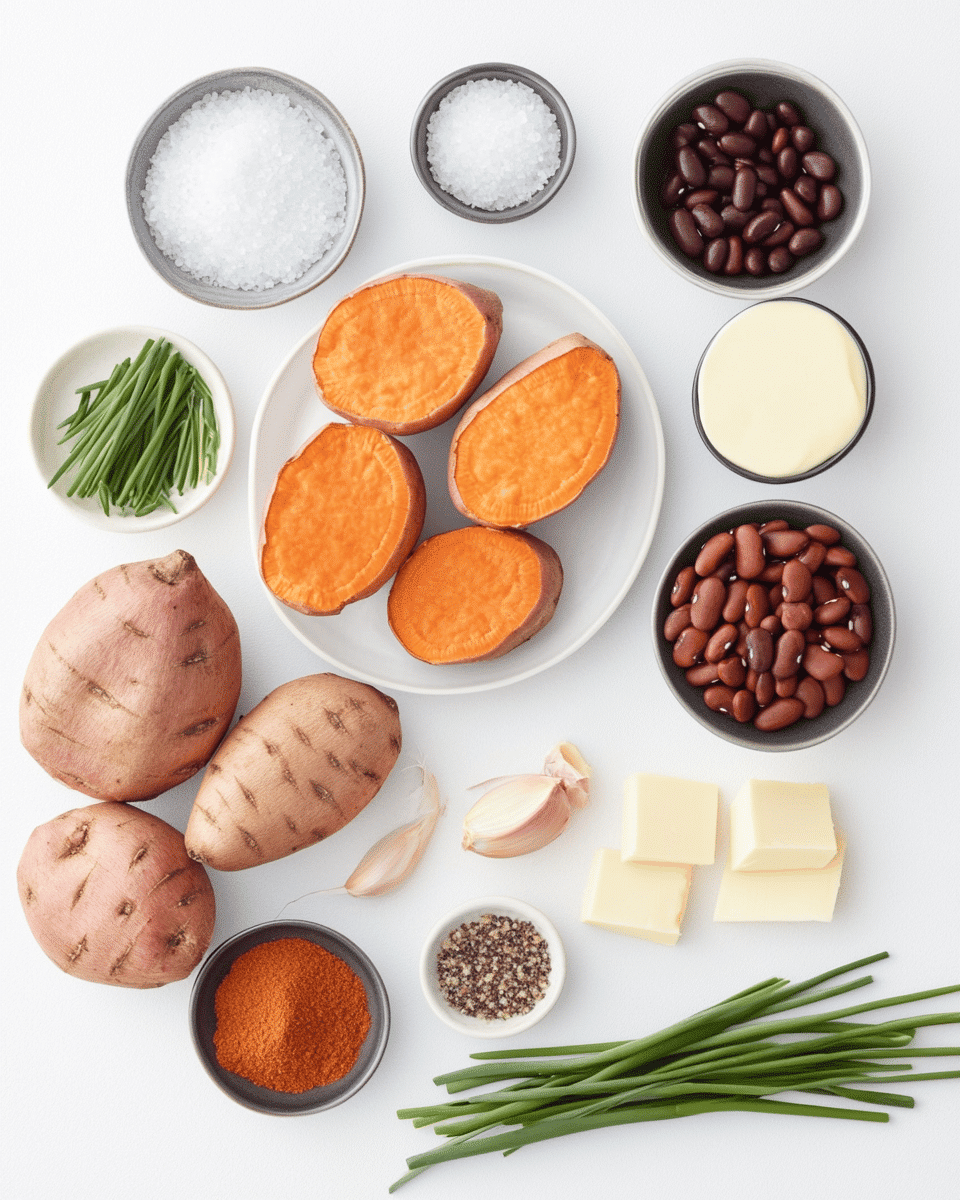 Baked Sweet Potato ingredients