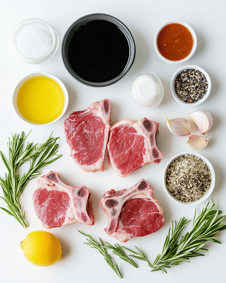 BBQ Grilled Pork Chops ingredients