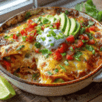 chicken fajita casserole