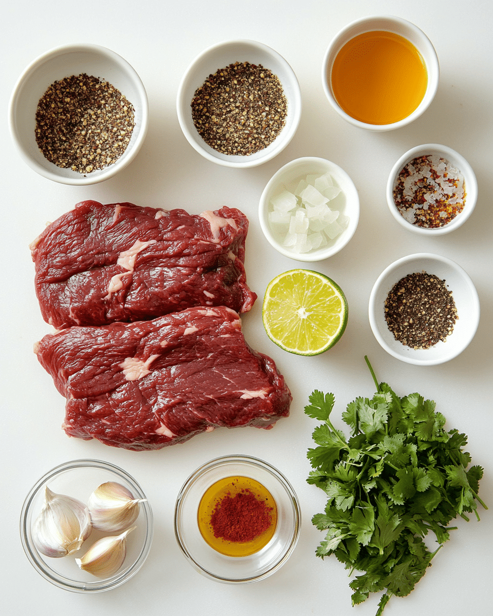 Chipotle Steak Copycat Recipe ingredients