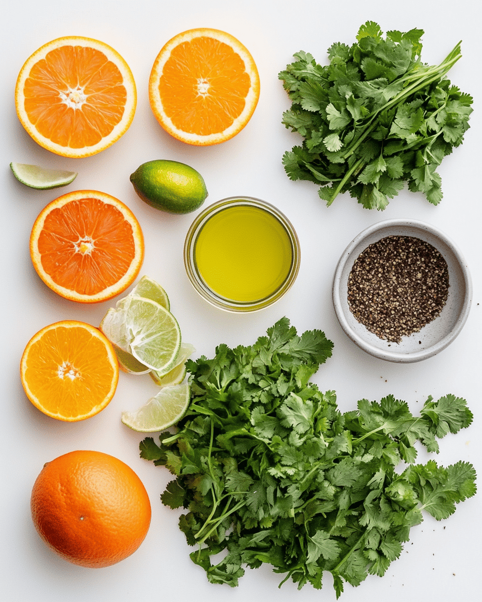 Cuban Mojo Pork ingredients