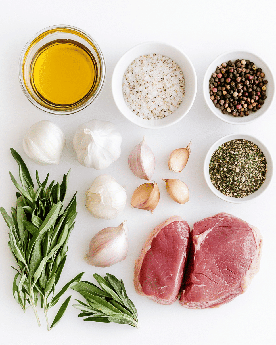 Easy Pork Tenderloin ingredients