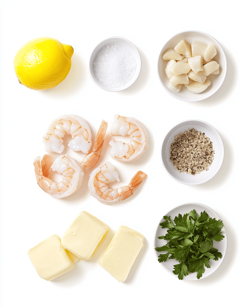 Garlic Shrimp ingredients