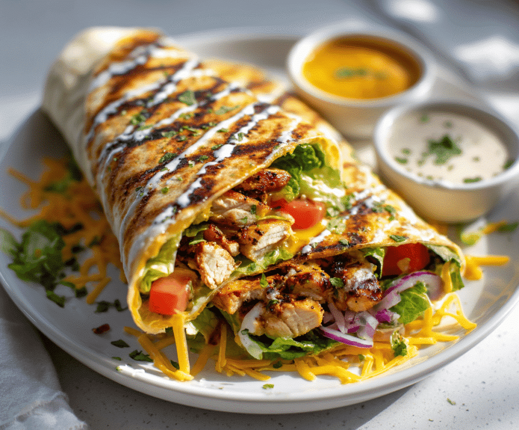 grilled chicken wrap recipe