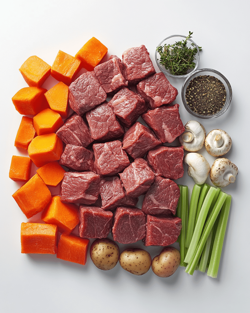 Dutch Oven Beef Stew ingredients