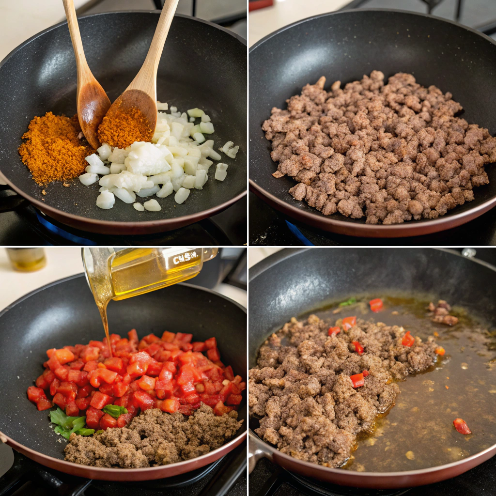 Carne Picada How to Make Steps and directions