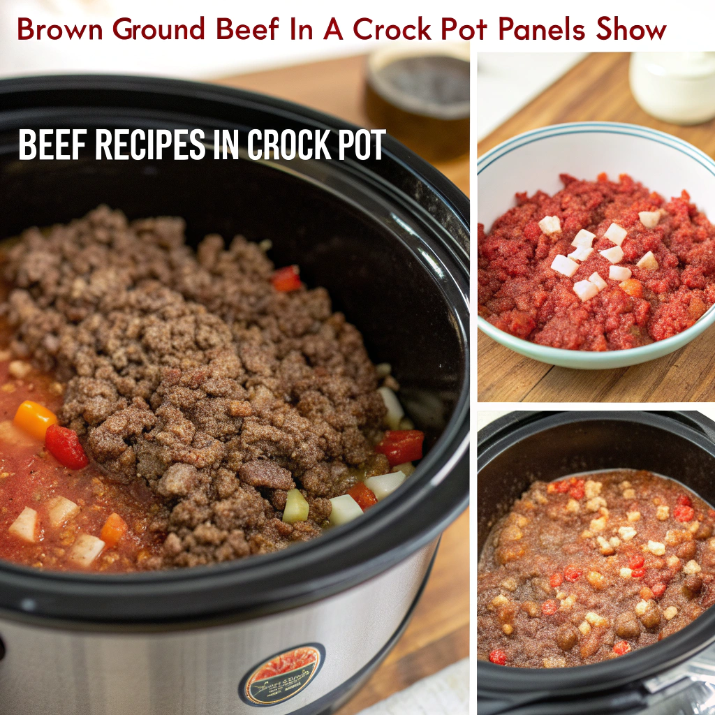 Ground beef recipes crock pot How to Make