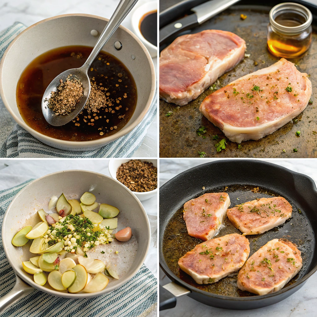 Honey Garlic Pork Chops How to Make