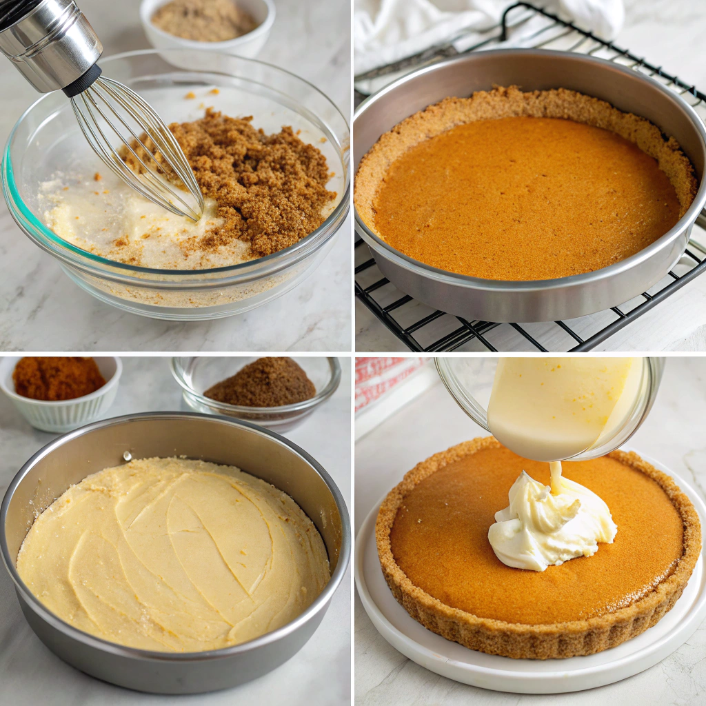 Pumpkin Cheesecake How to Make