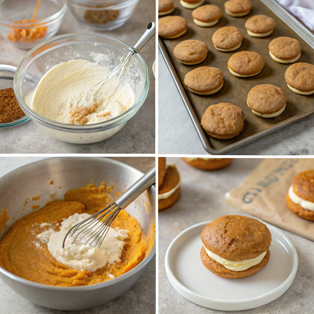 Pumpkin Whoopie Pies How to Make