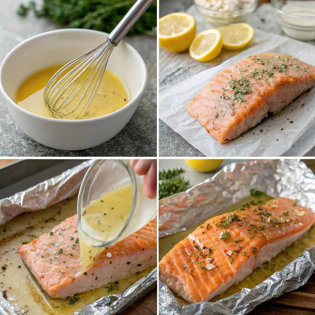 Salmon in Foil with Garlic Butter How to Make