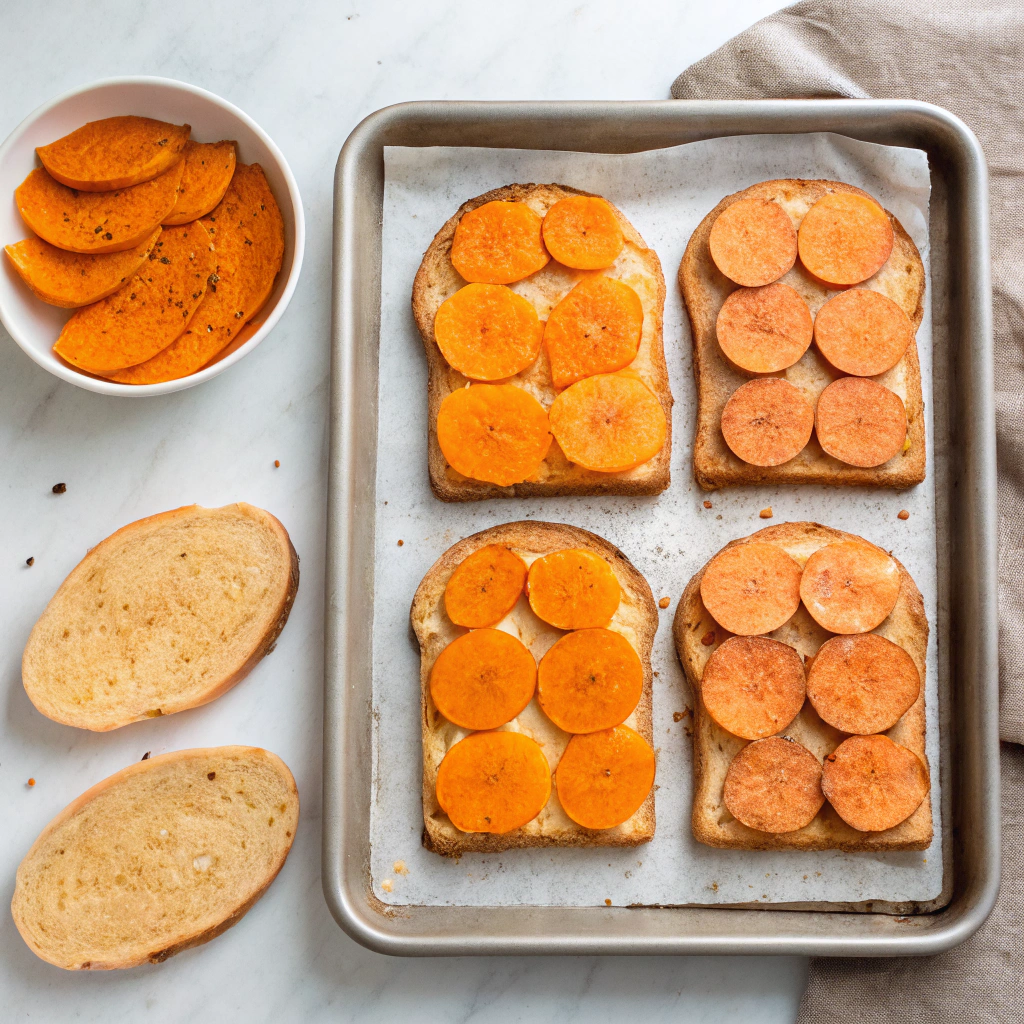 Sweet potato toast How to Make