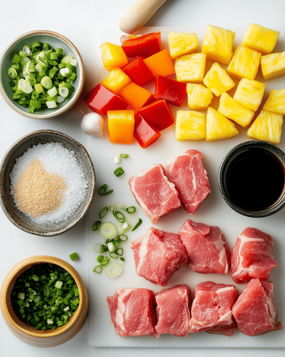 Polynesian Pork ingredients