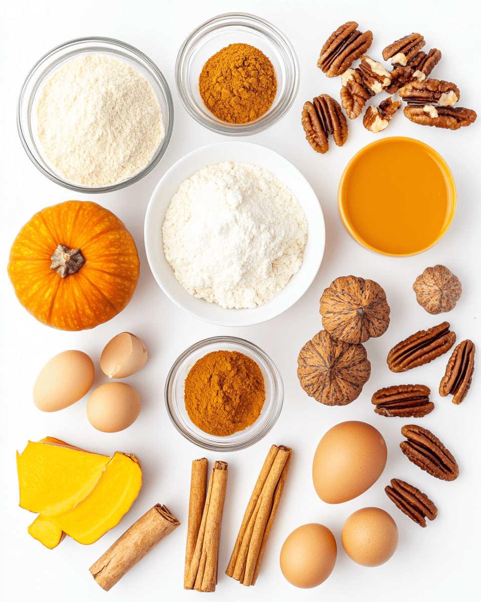 Pumpkin Cream Cheese Muffins ingredients