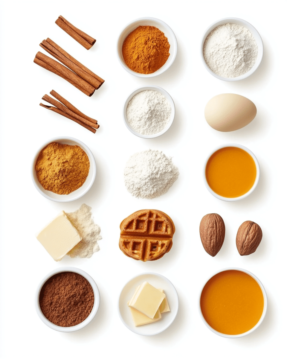 Pumpkin waffles ingredients
