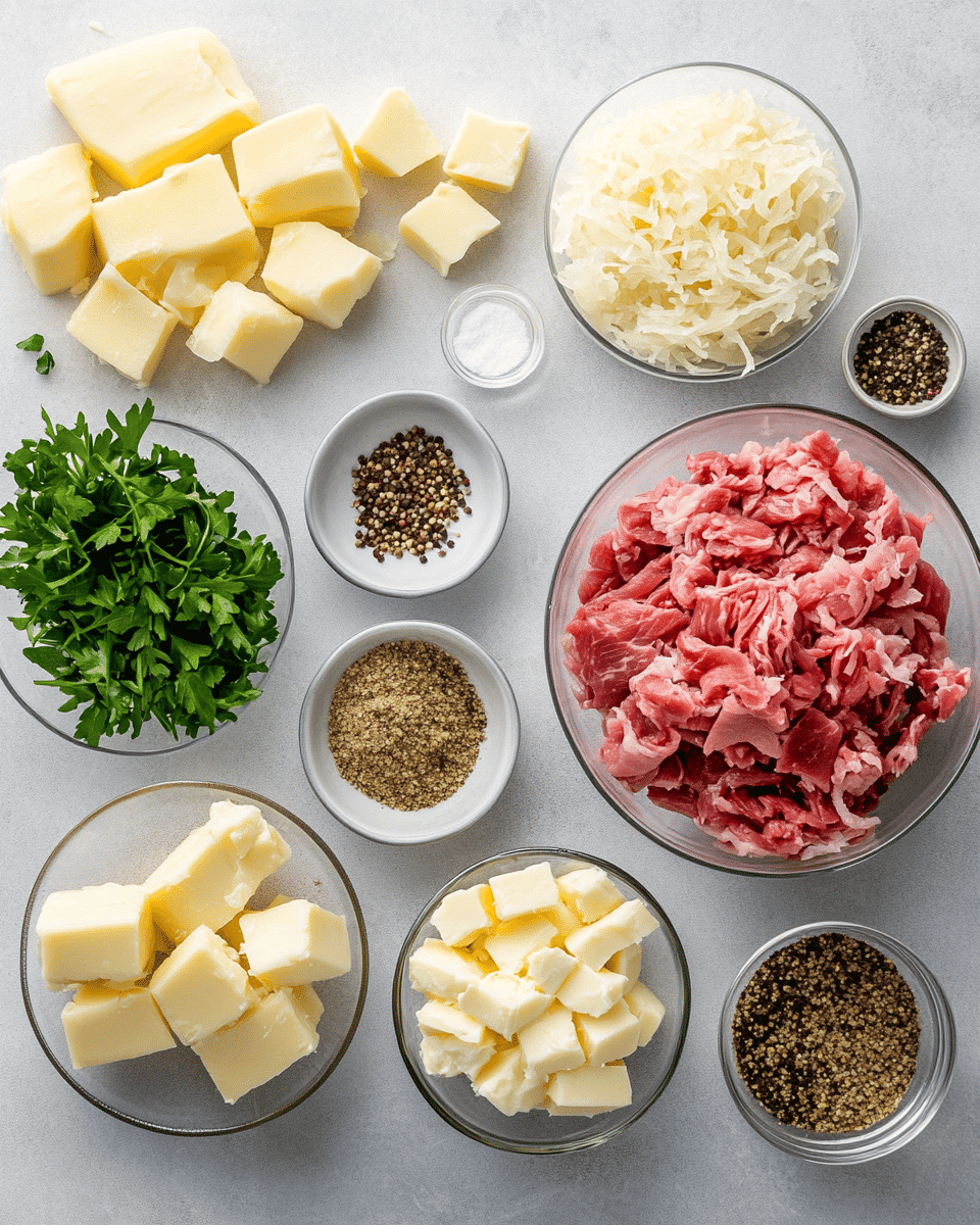 Reuben Casserole ingredients