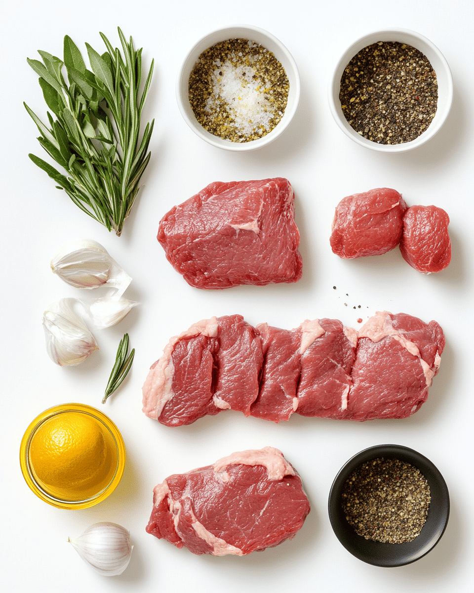 Roasted Pork Tenderloin ingredients