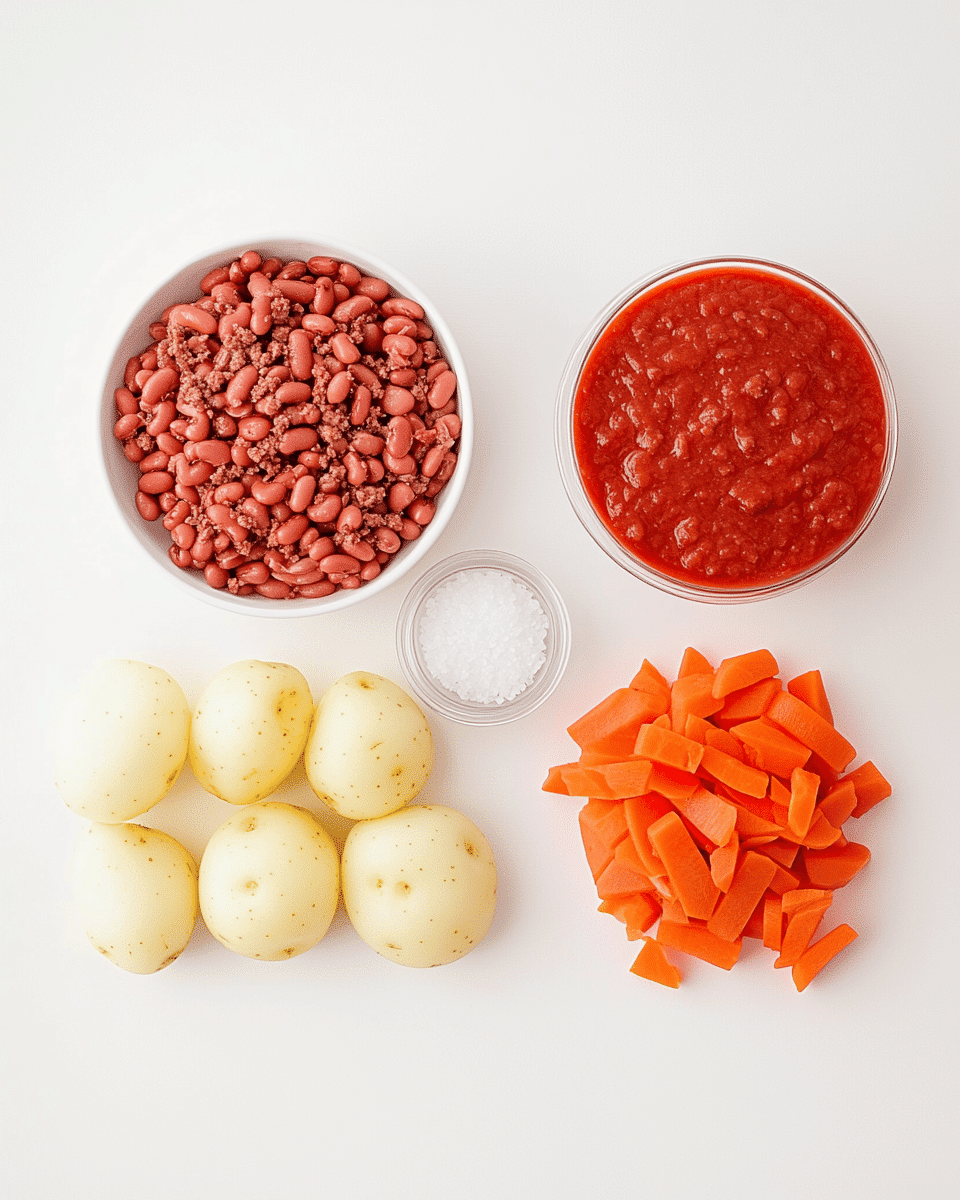 Shipwreck Dinner ingredients