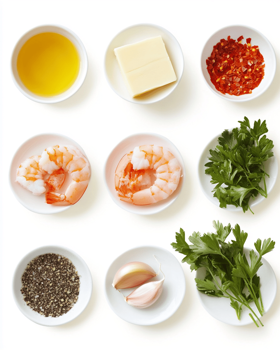 Shrimp Scampi ingredients