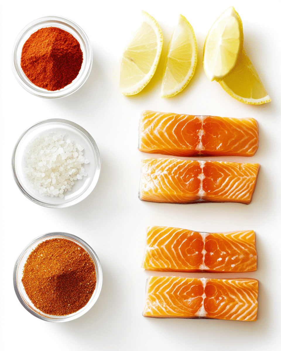 Simple Air Fryer Salmon ingredients