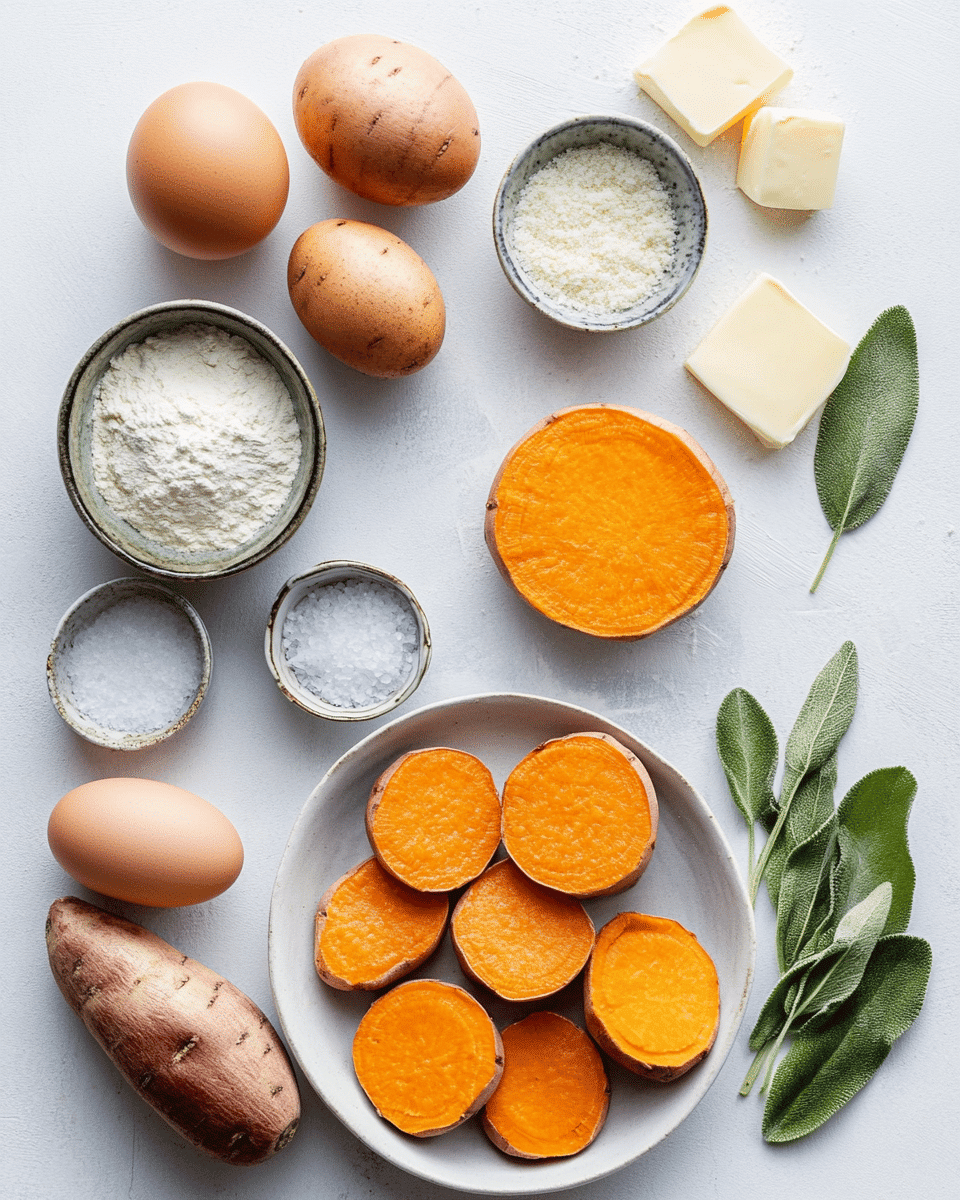 Sweet Potato Gnocchi ingredients