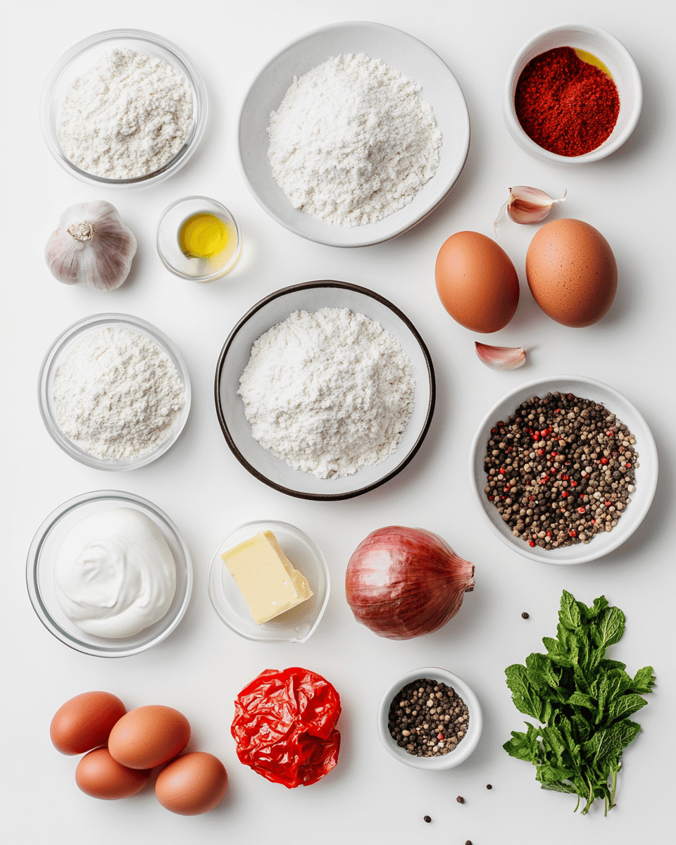 Turkish Pasta ingredients