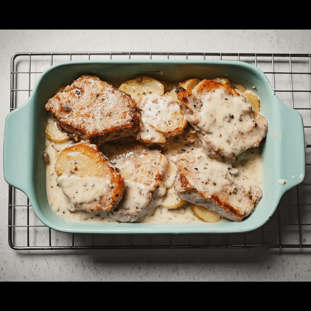 pork chop potato casserole