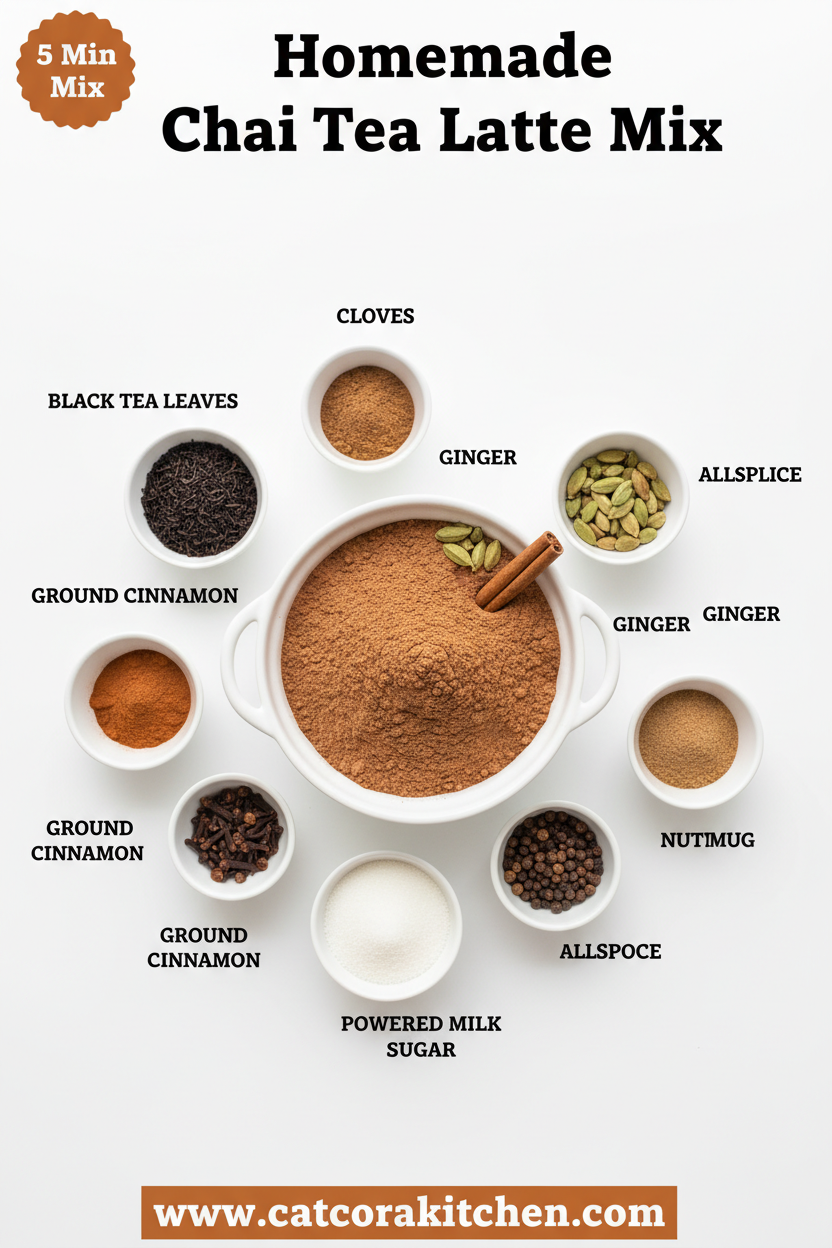 Chai tea latte mix ingredients