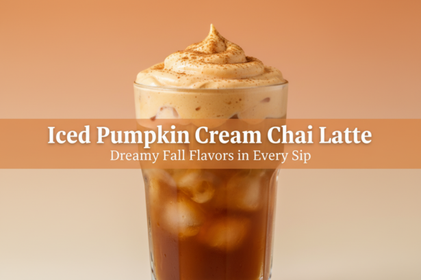 Iced Pumpkin Cream Chai Latte