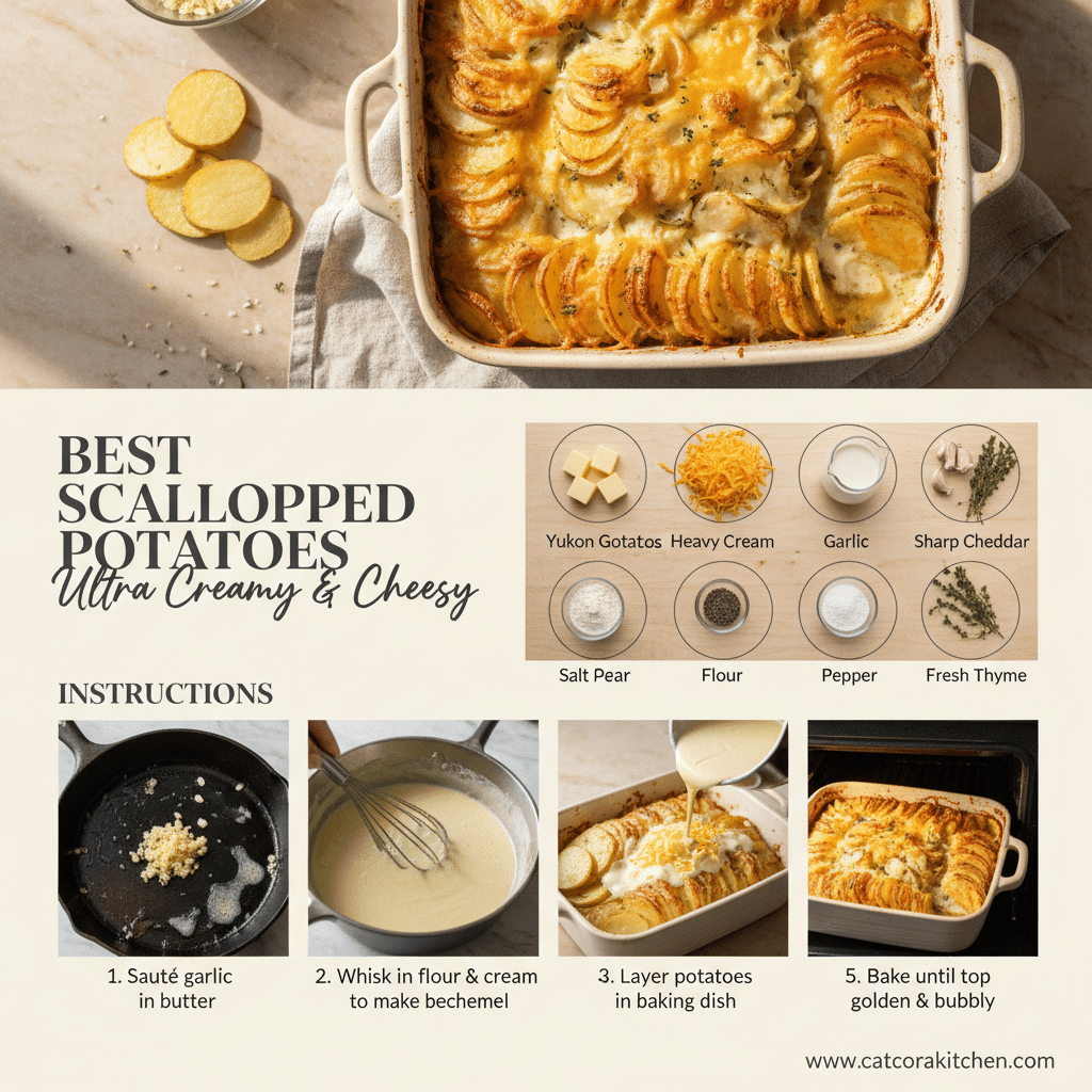 card recipe ingredients and instructions best scalloped potatoes